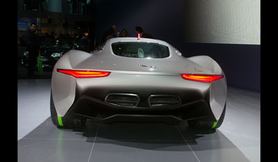Jaguar C-X75 Concept 2010 - Plug-in electric car with Gas turbines propelled range extender.4
